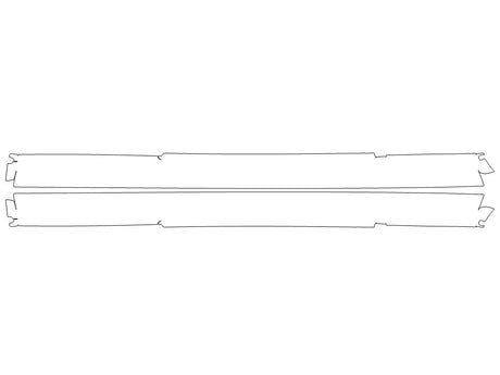 gt-r 3M Clear Bra Door Cup Precut PPF Diagram
