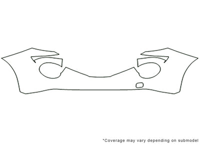 juke 3M Clear Bra Bumper Precut PPF Diagram
