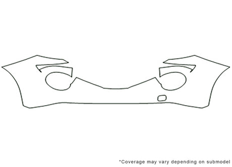 juke 3M Clear Bra Bumper Precut PPF Diagram