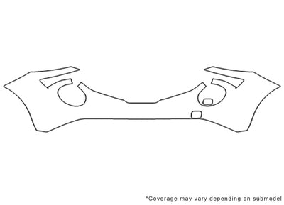 juke 3M Clear Bra Bumper Precut PPF Diagram