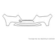 kicks 3M Clear Bra Bumper Precut PPF Diagram