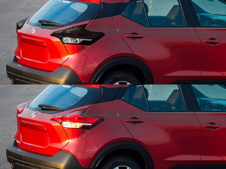 kicks Before and After Smoked Taillights