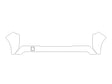kicks 3M Clear Bra Bumper Precut PPF Diagram