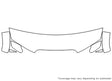 leaf 3M Clear Bra Hood Precut PPF Diagram