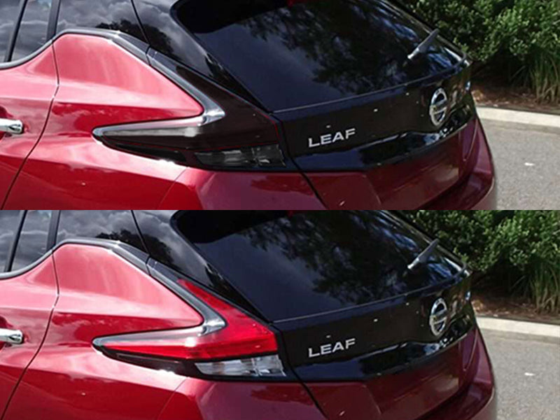 leaf Before and After Smoked Taillights