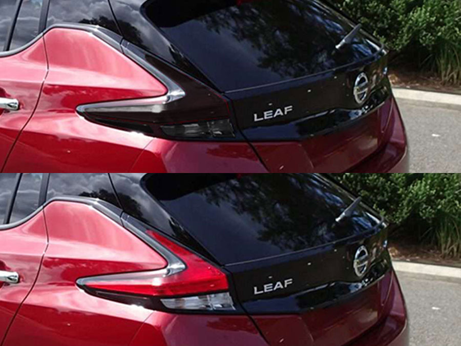 leaf Before and After Smoked Taillights
