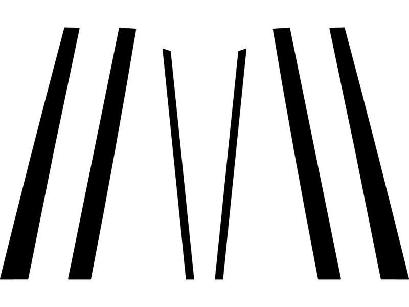 nissan maxima 1989-1994 Camo Pillar Trim Diagram