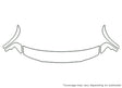maxima 3M Clear Bra Hood Precut PPF Diagram