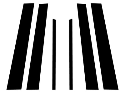 nissan maxima 1995-1999 Gloss Black Pillar Trim