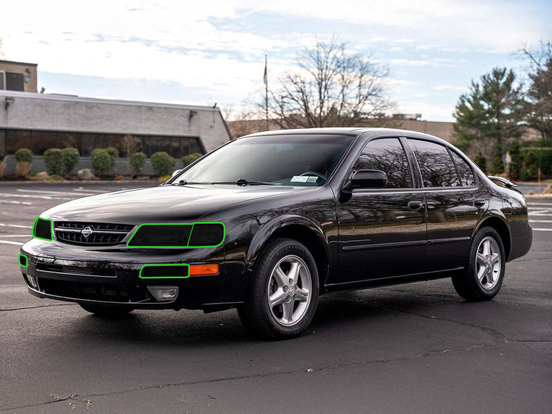 nissan maxima 1995-1999 Headlight Tint Location