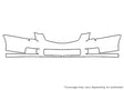 maxima 3M Clear Bra Bumper Precut PPF Diagram