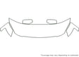 maxima 3M Clear Bra Hood Precut PPF Diagram