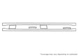 maxima 3M Clear Bra Door Cup Precut PPF Diagram