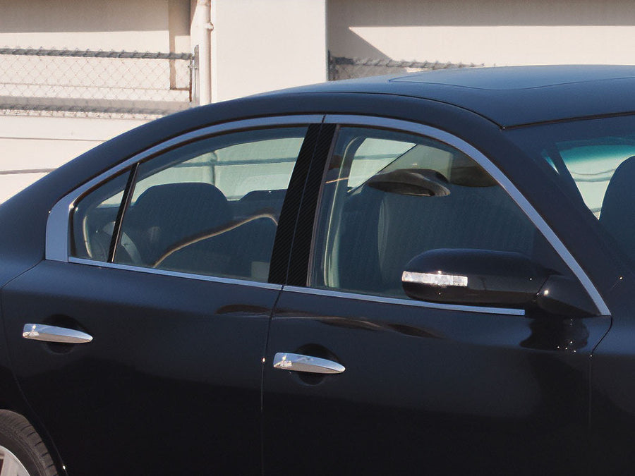 nissan maxima 2009-2014 Carbon Fiber Pillar Cover Diagram