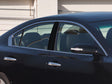 nissan maxima 2009-2014 Brushed Aluminum Black Pillar Cover Diagram
