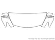 maxima Avery Dennison Clear Bra Hood Precut PPF Diagram