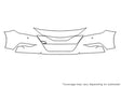 maxima 3M Clear Bra Bumper Precut PPF Diagram