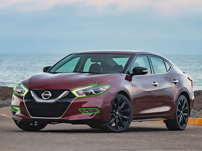 nissan maxima 2016-2018 Headlight Protection Installation Location