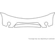 murano 3M Clear Bra Bumper Precut PPF Diagram