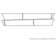 murano 3M Clear Bra Door Cup Precut PPF Diagram
