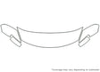murano 3M Clear Bra Hood Precut PPF Diagram