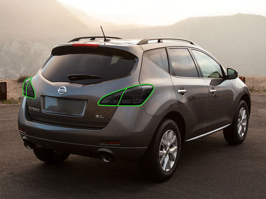 murano Tail Light Tint Installation Points