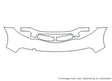 murano 3M Clear Bra Bumper Precut PPF Diagram