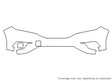 murano Avery Dennison Clear Bra Bumper Precut PPF Diagram