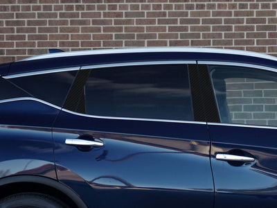 nissan murano 2015-2023 Carbon Fiber Pillar Cover Diagram