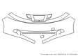 nv 3M Clear Bra Bumper Precut PPF Diagram