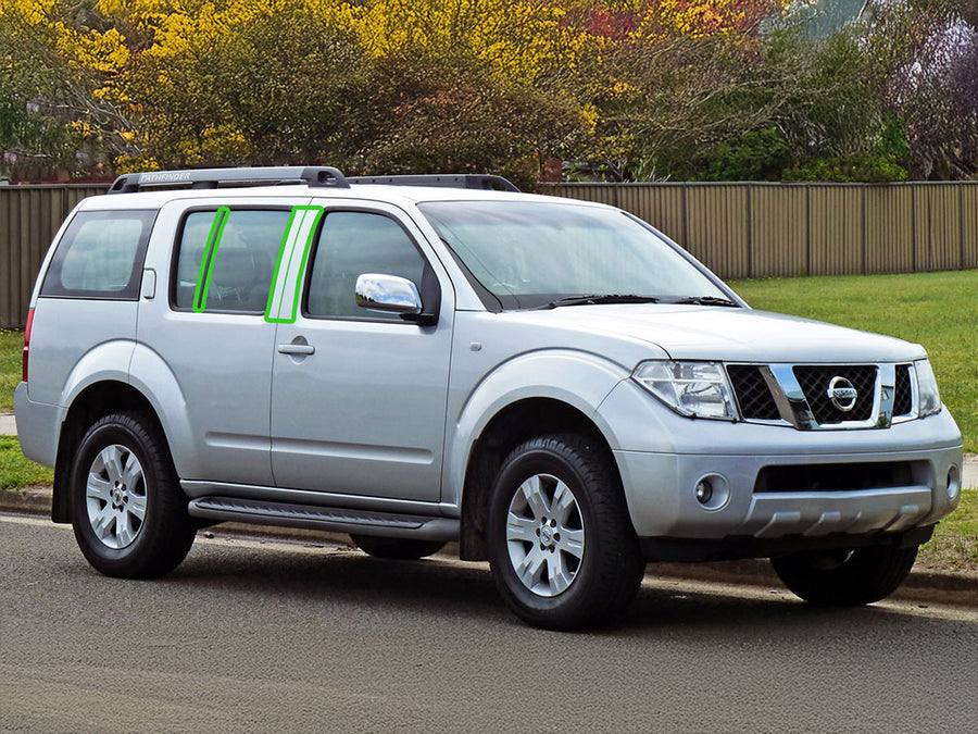 nissan pathfinder 1996-2004 Pillar Post Trim Installation Location