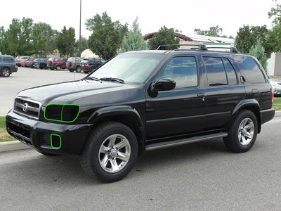 nissan pathfinder 1998-2004 Headlight Tint Location
