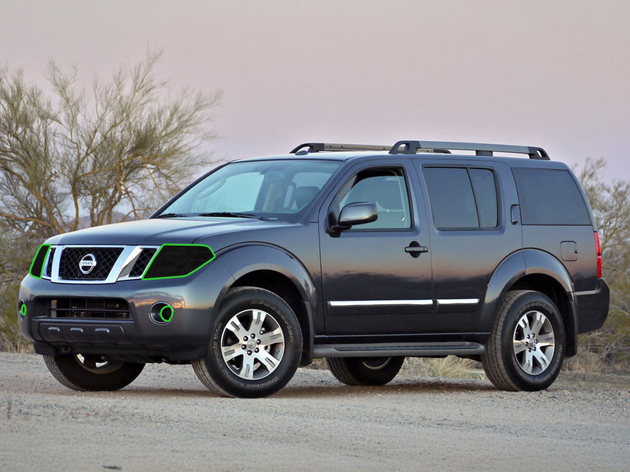 nissan pathfinder 2005-2012 Headlight Tint Location