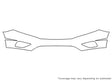 pathfinder Avery Dennison Clear Bra Bumper Precut PPF Diagram