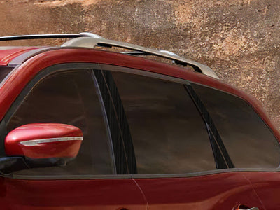 nissan pathfinder 2013-2020 Brushed Aluminum Black Pillar Cover Diagram
