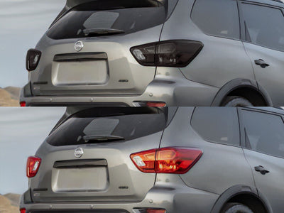 pathfinder Before and After Smoked Taillights