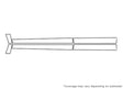 pathfinder Avery Dennison Clear Bra Door Cup Precut PPF Diagram