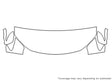 pathfinder Avery Dennison Clear Bra Hood Precut PPF Diagram