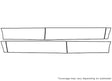 pathfinder 3M Clear Bra Door Cup Precut PPF Diagram