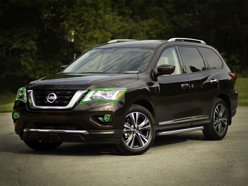 nissan pathfinder 2017-2020 Headlight Protection Installation Location
