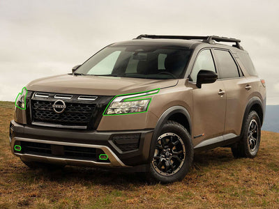 nissan pathfinder 2022-2024 Headlight Protection Installation Location