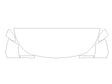 pathfinder 3M Clear Bra Hood Precut PPF Diagram