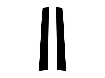 nissan quest 2004-2009 Matte Black Pillar Trim Diagram