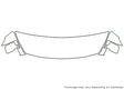 quest Avery Dennison Clear Bra Hood Precut PPF Diagram