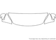 rogue 3M Clear Bra Hood Precut PPF Diagram