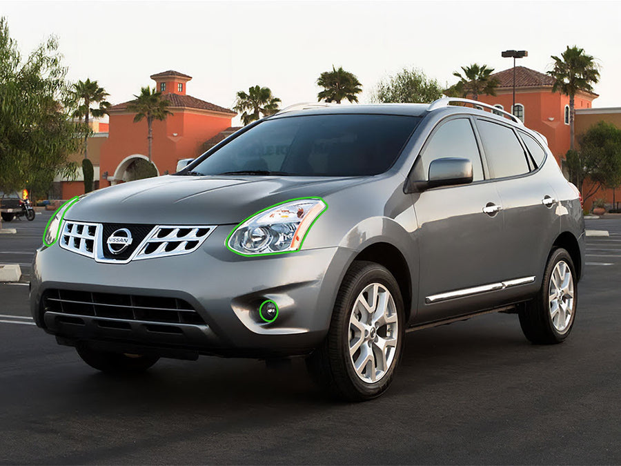 nissan rogue 2008-2013 Headlight Protection Installation Location