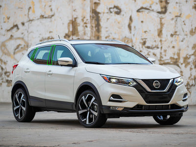 nissan rogue 2017-2021 (sport) Pillar Post Trim Installation Location