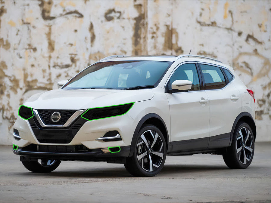nissan rogue 2020-2022 (sport) Headlight Tint Location