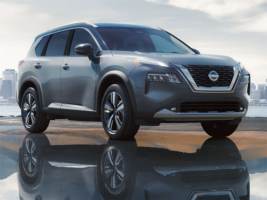 nissan rogue 2021-2024 Piano Black Pillar Trim