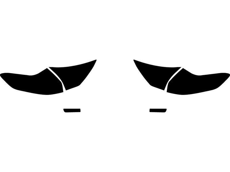 rogue Precut Tail Light Tint Diagram